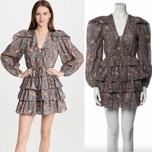 Ulla Johnson Tyra Ruffle Tiered Dress